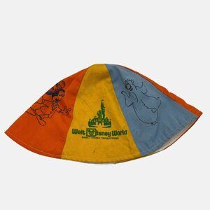 Vintage Walt Disney World Kids Bucket Hat Goofy Mickey Minnie Winnie the Pooh